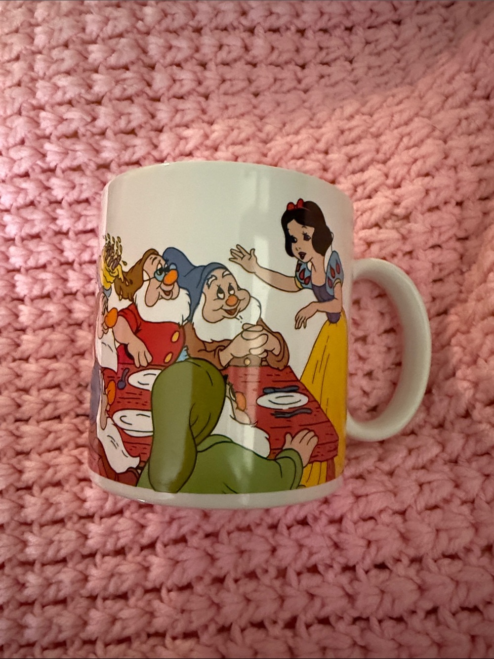 Vintage 1987 Disney Snow White Ceramic Mug